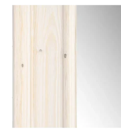 Lustro wiszące OKATA 171 cm naturalna białą rama