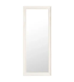 Lustro wiszące OKATA 171 cm naturalna białą rama