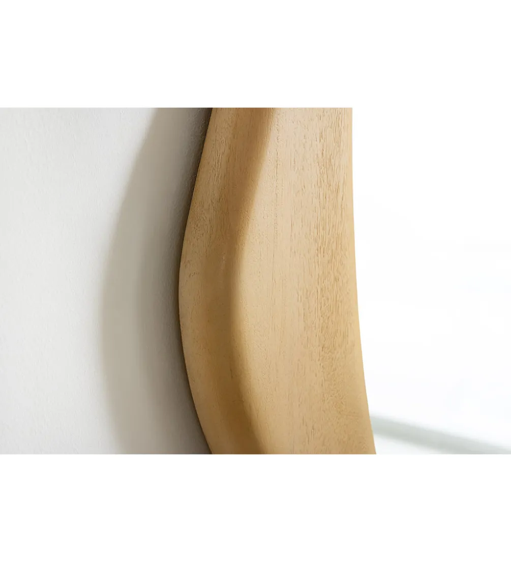 Lustro wiszące ORGANIC 130 cm drewno mango