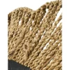 Lustro wiszące RAFFIA 50 cm naturalne