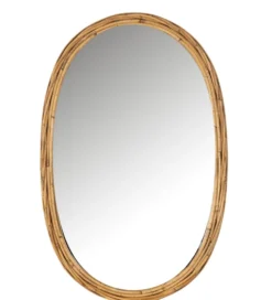 Lustro wiszące RECTANGLE 61 cm naturalne