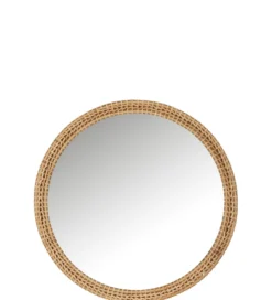 Lustro wiszące RECTANGLE 75 cm naturalne
