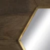 Lustro wiszące RETUNM 90 cm drewno mango