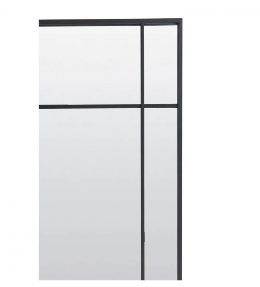 Lustro wiszące RINCON 150 cm czarny matt