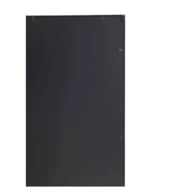 Lustro wiszące RINCON 150 cm czarny matt