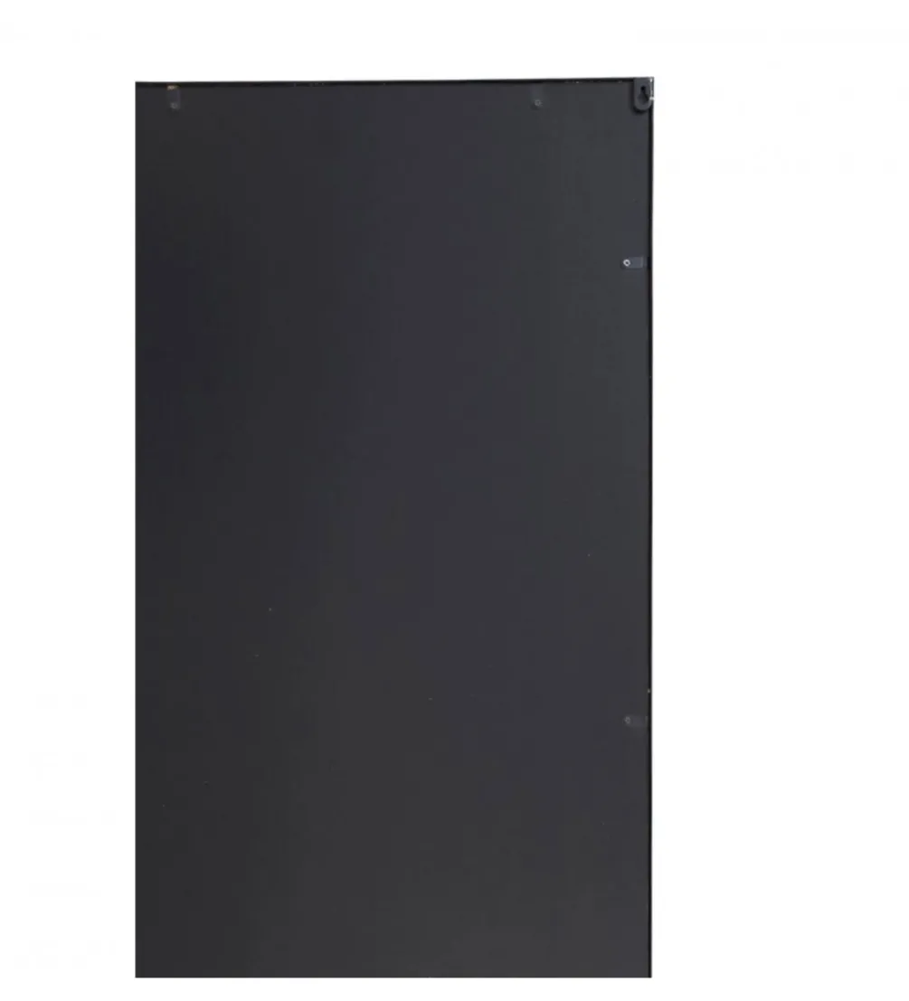 Lustro wiszące RINCON 150 cm czarny matt