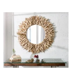 Lustro wiszące  Riverside driftwood 80 cm