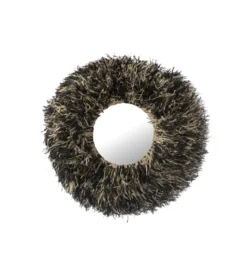 Lustro wiszące SISAL 115 cm czarno białe