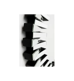 Lustro wiszące SPROCKET 92 cm srebrne