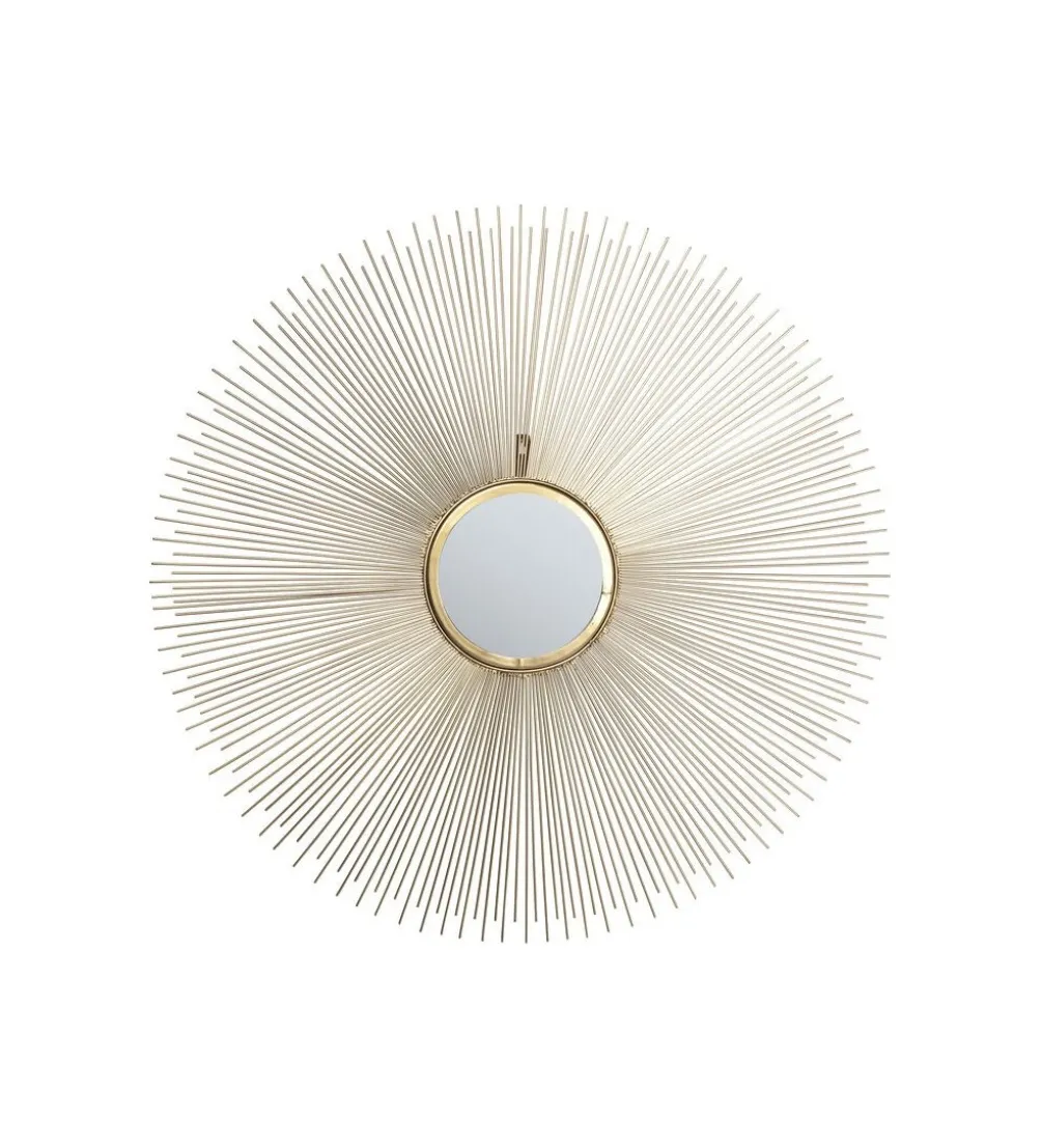 Lustro wiszące Sunbeam 90 cm złote