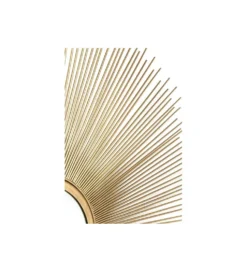 Lustro wiszące Sunbeam 90 cm złote
