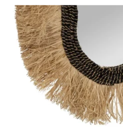 Lustro wiszące TEKSNIMA 90 cm naturalne