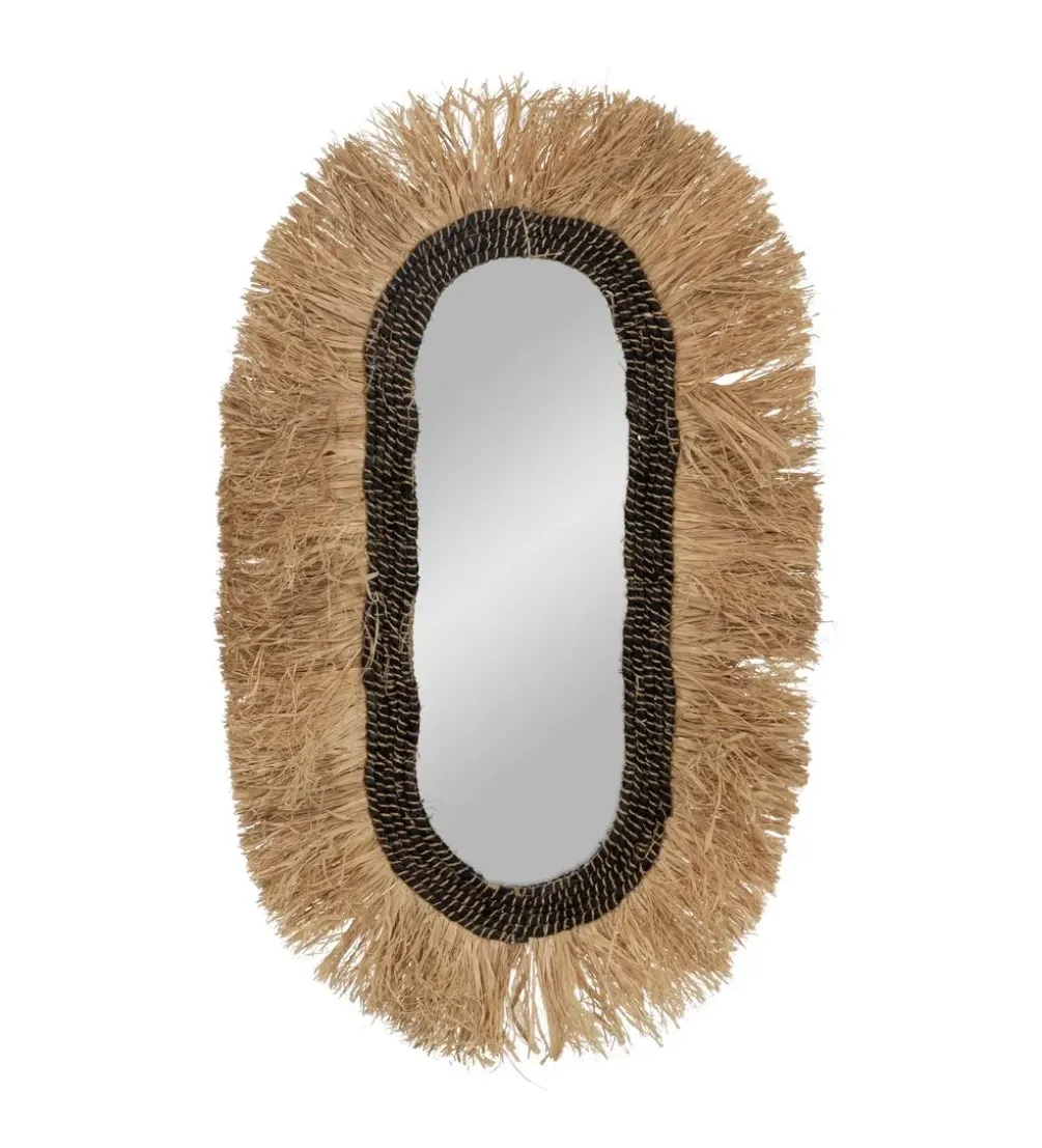 Lustro wiszące TEKSNIMA 90 cm naturalne