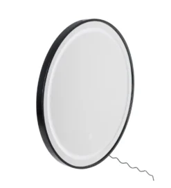 Lustro wiszące TEMPEJO 160 cm czarna rama