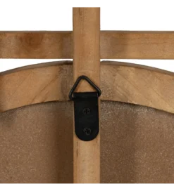Lustro wiszące TIKITAK 64 cm drewno jodła