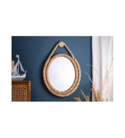 Lustro wiszące TULUZA 45 cm naturlane