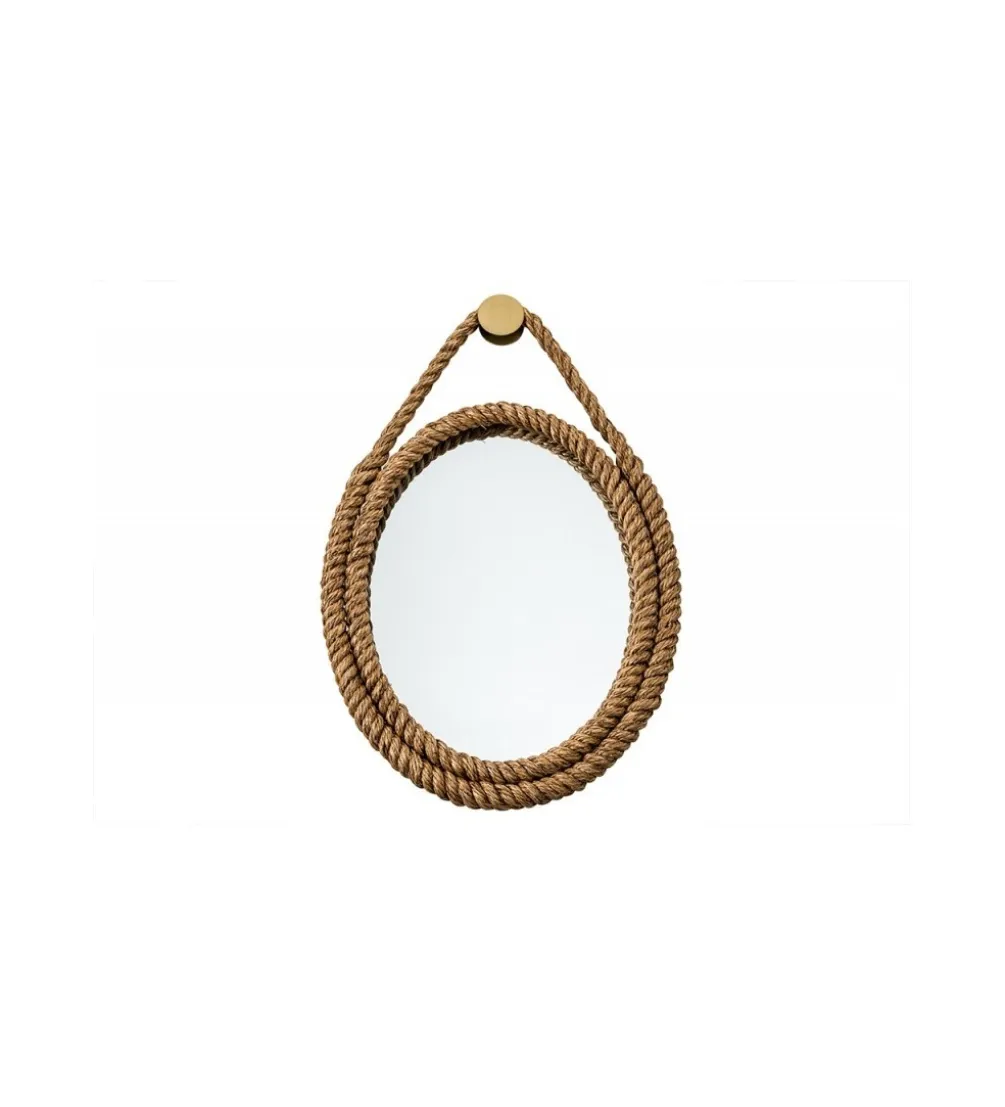 Lustro wiszące TULUZA 45 cm naturlane