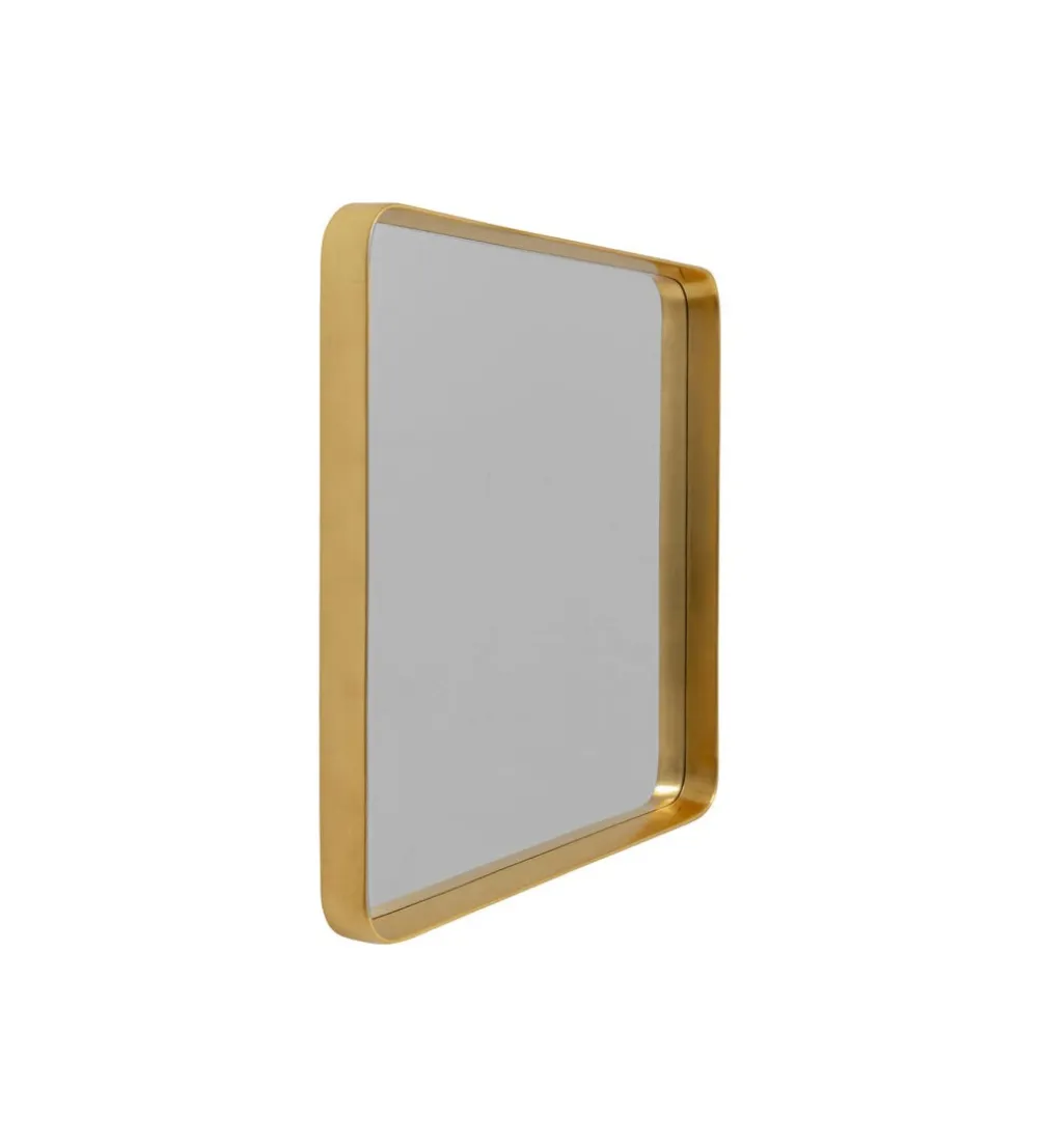 Lustro wiszące VINCENZA 102 x 102 cm złote