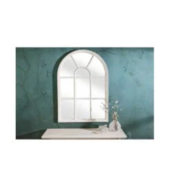Lustro wiszące WINDOW Castillo 70 cm białe