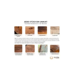 Misa Bali 60 cm z uchwytem z drewna Teak