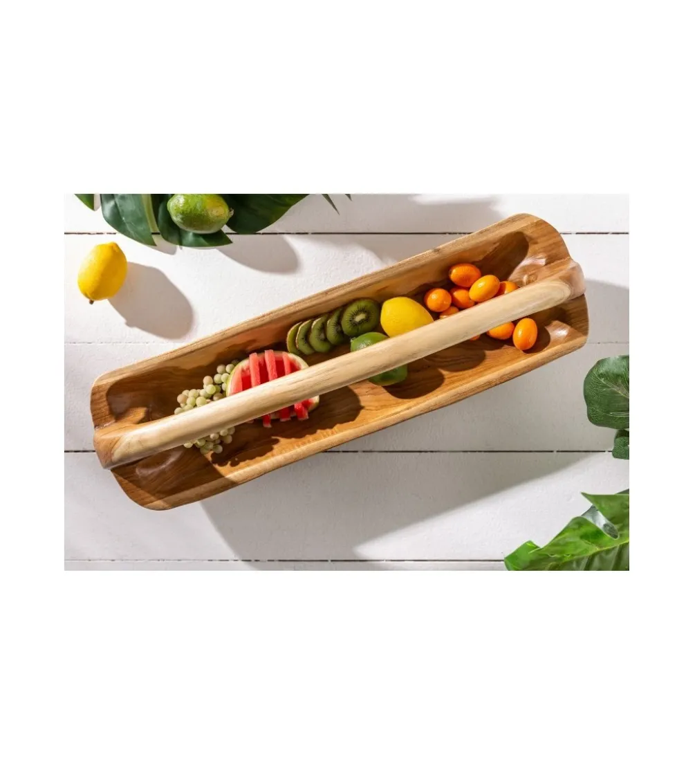 Misa Bali 60 cm z uchwytem z drewna Teak
