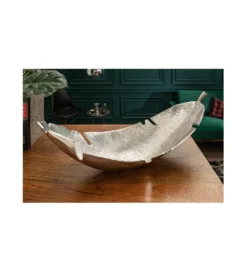 Misa HOJA 62 cm srebrna
