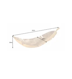 Misa HOJA 62 cm złota