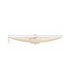 Misa Leaf 80 cm antyczny złoty