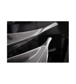 Misa Leaf 40 cm x 10 cm srebrna