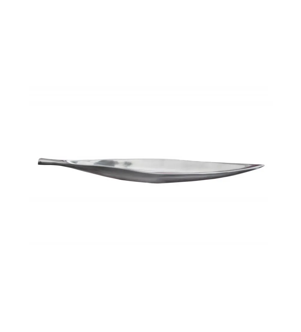Misa Leaf 60 cm x 15 cm Srebrna