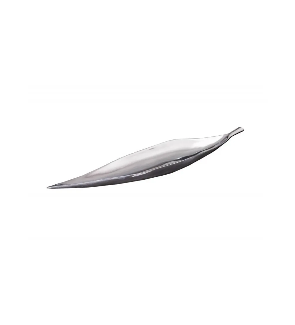 Misa Leaf 80 cm x 15 cm Srebrna