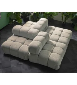 Modułowa Sofa fotel KILLIAN 94 cm z podłokietnikiem Beżowy