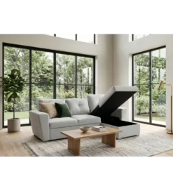 Narożnik APARTMENT 245 cm z funkcją spania beżowy