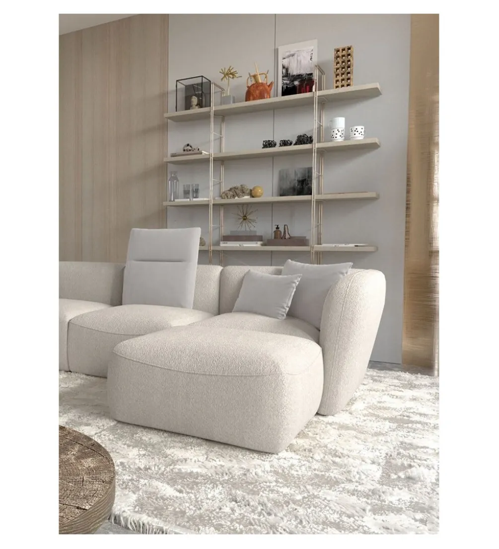 Narożnik BAHAMA Candelo XL 382 Cm Z Ottomaną Otwartą 190 Cm