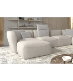 Narożnik BAHAMA Candelo XL 372 cm z ottomaną otwartą 172 cm
