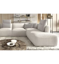 Narożnik BAHAMA Candelo XL 372 cm z ottomaną otwartą 172 cm