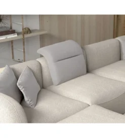Narożnik BAHAMA Candelo XL 372 cm z ottomaną otwartą 172 cm