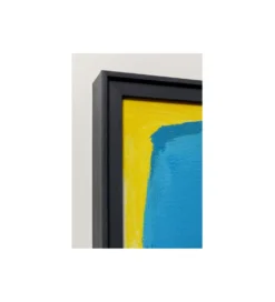 Obraz ABSTRACT HIGH GLOSS BLUE 120 x 160 cm
