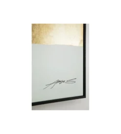 Obraz Abstract Shapes 73 cm x 143 cm zielony