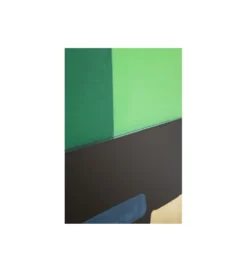 Obraz Abstract Shapes 73 cm x 143 cm zielony