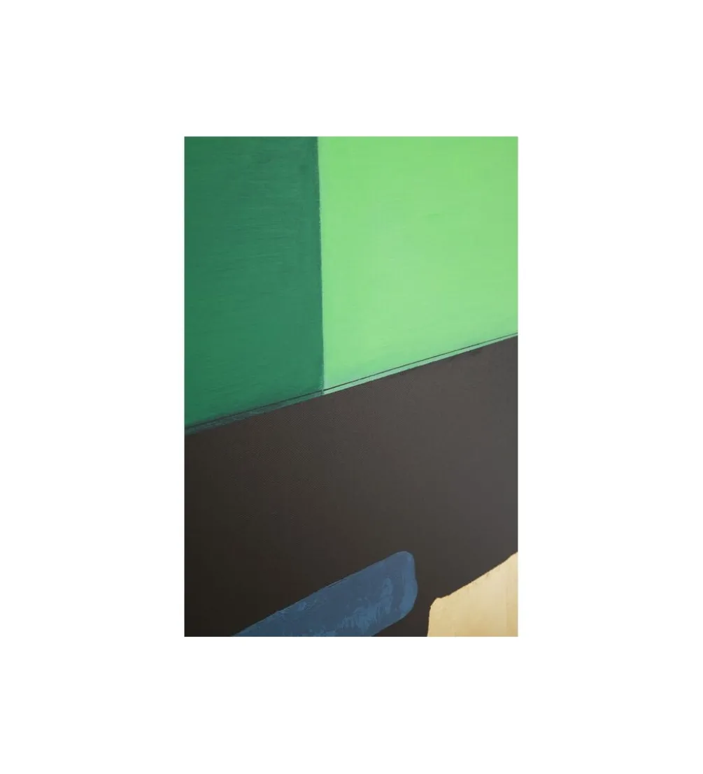 Obraz Abstract Shapes 73 cm x 143 cm zielony