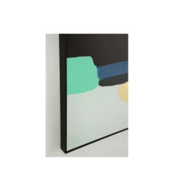Obraz Abstract Shapes 73 cm x 143 cm zielony
