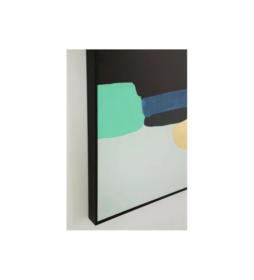 Obraz Abstract Shapes 73 cm x 143 cm zielony