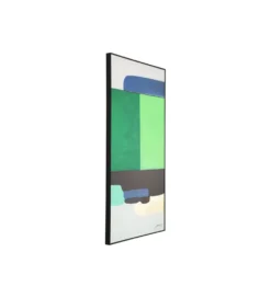 Obraz Abstract Shapes 73 cm x 143 cm zielony