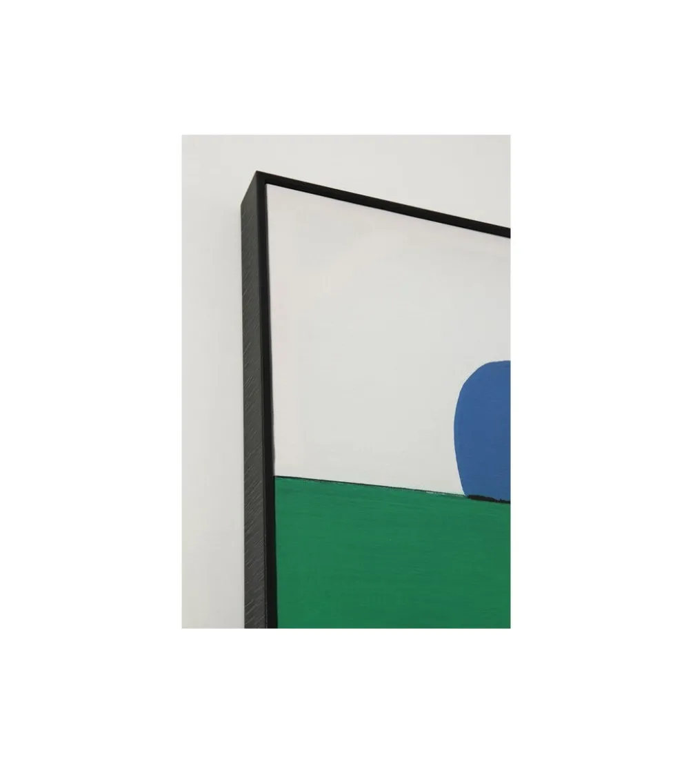 Obraz Abstract Shapes 73 cm x 143 cm zielony