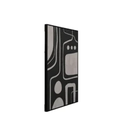 Obraz Artistic Blacky 70 cm x 110 cm czarny
