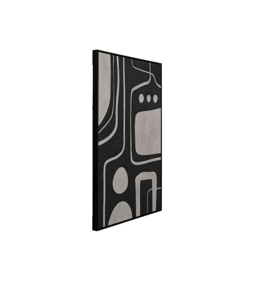 Obraz Artistic Blacky 70 cm x 110 cm czarny