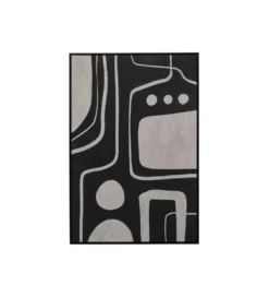 Obraz Artistic Blacky 70 cm x 110 cm czarny