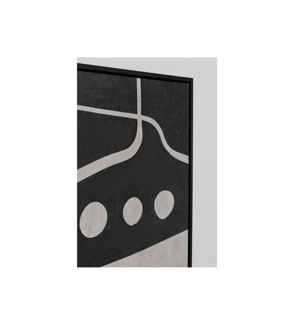 Obraz Artistic Blacky 70 cm x 110 cm czarny