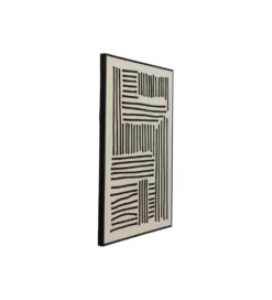 Obraz Artistic Line 110 x 70 cm biało czarny